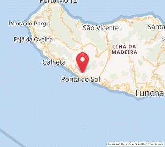 Map of Canhas, Madeira