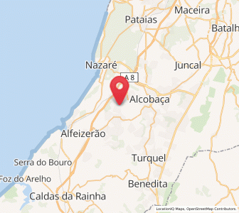 Map of Cela, Leiria