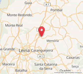 Map of Colmeias, Leiria