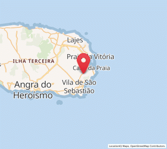 Map of Fonte Bastardo, Azores