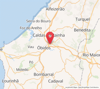 Map of Gaeiras, Leiria