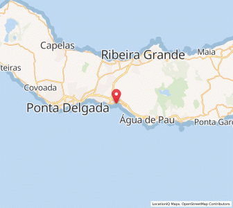 Map of Lagoa, Azores