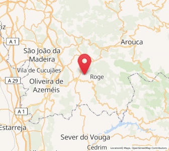Map of Macieira de Cambra, Aveiro