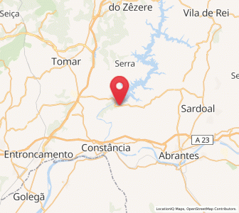 Map of Martinchel, Santarém