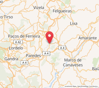 Map of Meinedo, Porto