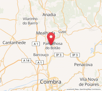 Map of Pampilhosa, Aveiro