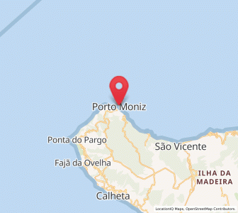 Map of Porto Moniz, Madeira