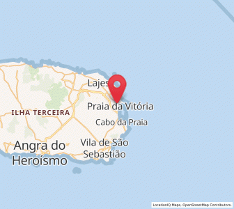Map of Praia da Vitória, Azores