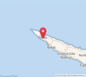 Map of Rosais, Azores