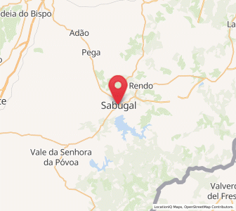 Map of Sabugal, Guarda
