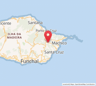Map of Santo da Serra, Madeira