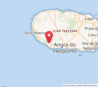 Map of São Bartolomeu, Azores