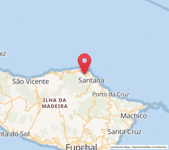 Map of São Jorge, Madeira