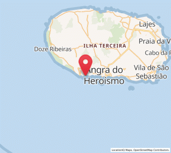 Map of São Mateus, Azores
