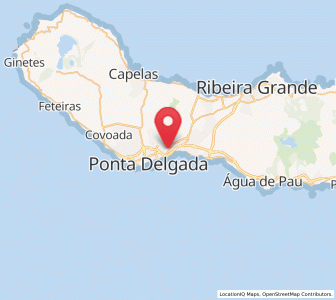 Map of São Roque, Azores