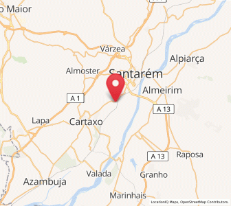 Map of Vale de Santarém, Santarém
