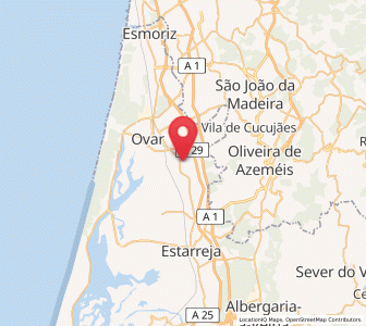Map of Válega, Aveiro