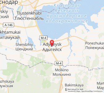 Map of Adygeysk, Adygeya Republic