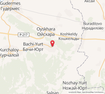 Map of Alleroy, Chechnya