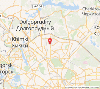 Map of Altuf’yevskiy, Moscow