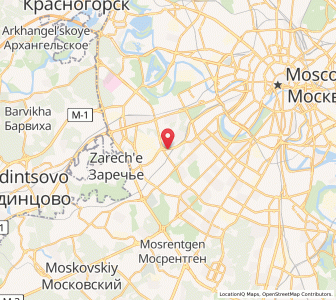 Map of Amin’yevo, Moscow