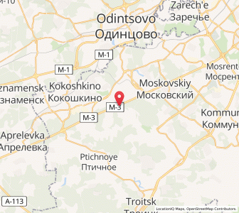 Map of Annino, Moscow Oblast