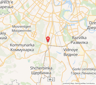 Map of Annino, Moscow