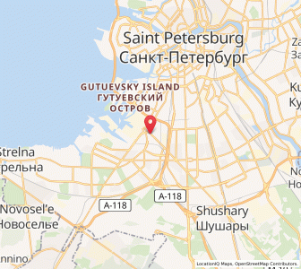 Map of Avtovo, St.-Petersburg