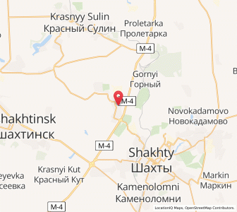 Map of Ayutinskiy, Rostov