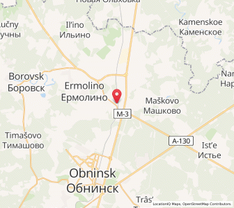 Map of Balabanovo, Kaluga Oblast