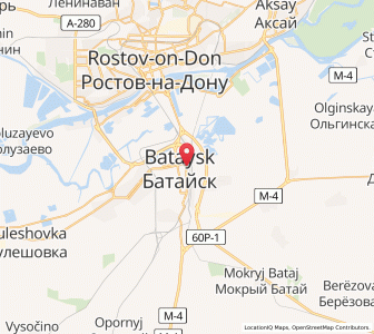 Map of Bataysk, Rostov