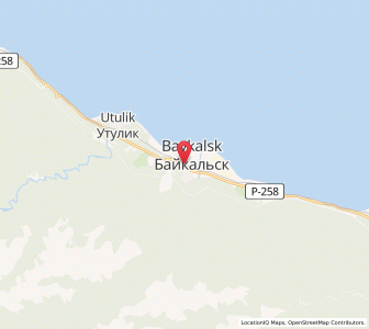 Map of Baykal’sk, Irkutsk Oblast