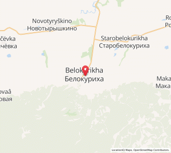 Map of Belokurikha, Altai Krai