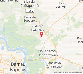 Map of Beloyarsk, Altai Krai