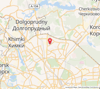 Map of Bibirevo, Moscow