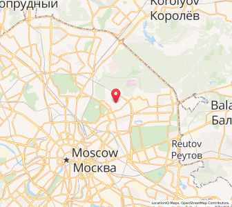 Map of Bogorodskoye, Moscow