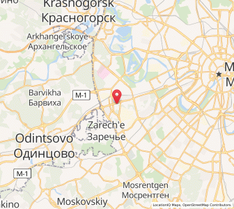 Map of Bol’shaya Setun’, Moscow Oblast