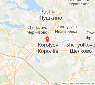 Map of Bolshevo, Moscow Oblast