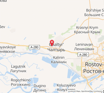Map of Chaltyr, Rostov
