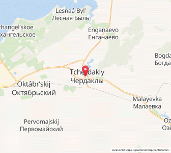 Map of Cherdakly, Ulyanovsk