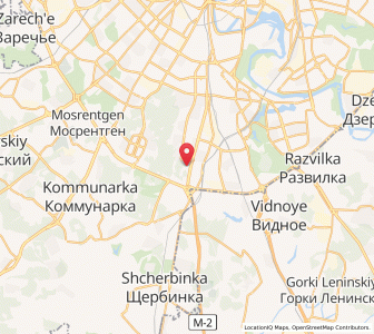 Map of Chertanovo Yuzhnoye, Moscow