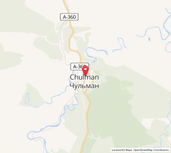 Map of Chul’man, Sakha