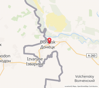 Map of Donetsk, Rostov