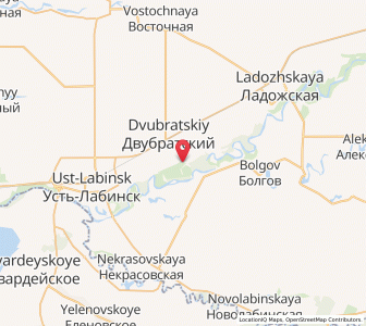 Map of Dvubratskiy, Krasnodar Krai