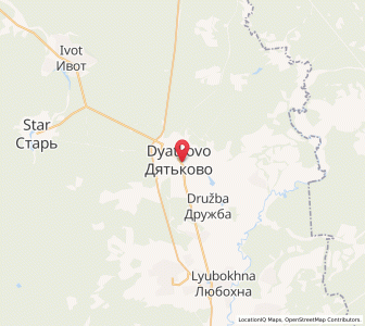 Map of Dyat’kovo, Bryansk Oblast