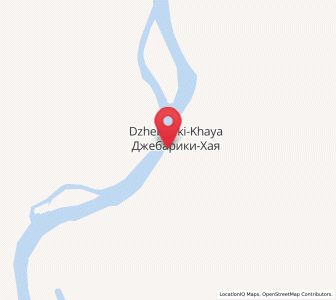 Map of Dzhebariki-Khaya, Sakha