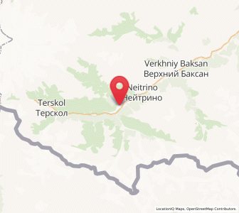 Map of El’brus, Kabardino-Balkariya Republic