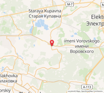 Map of Elektrougli, Moscow Oblast