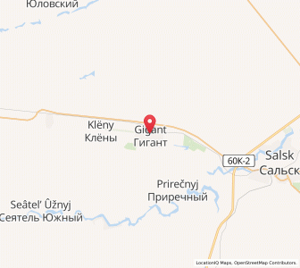 Map of Gigant, Rostov