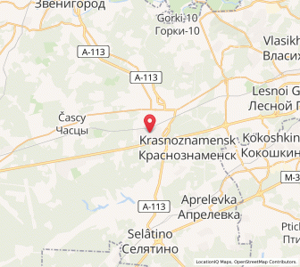 Map of Golitsyno, Moscow Oblast